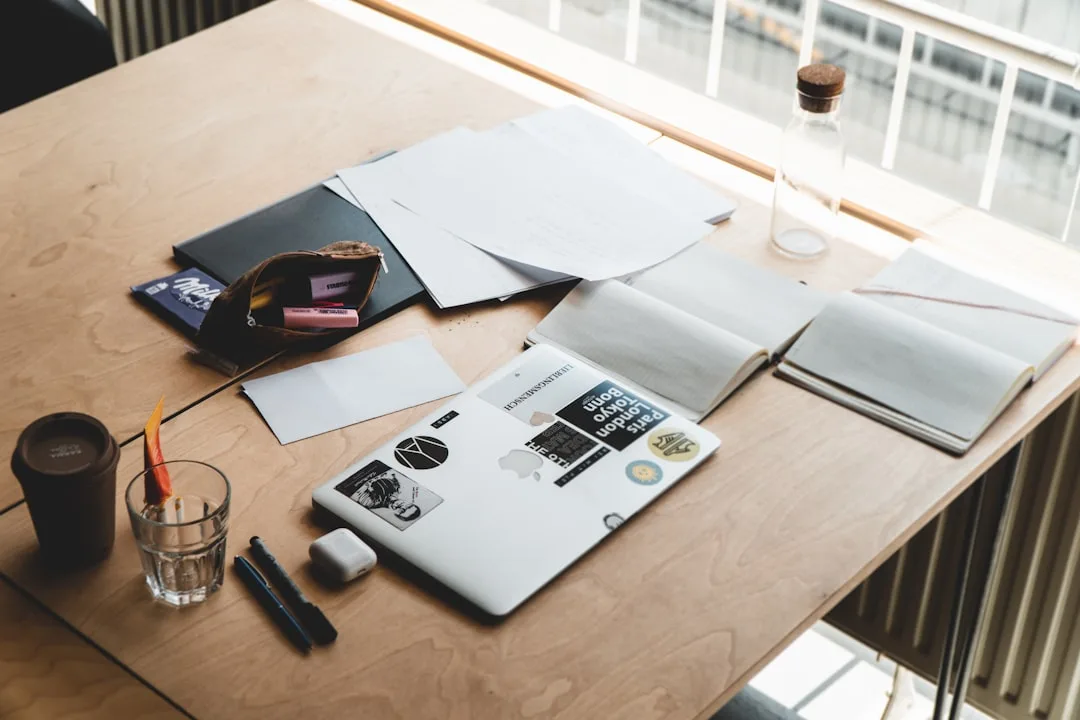 business documents organized