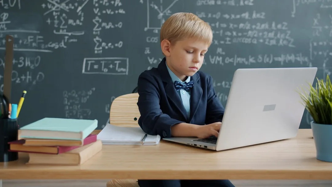 student focused studying