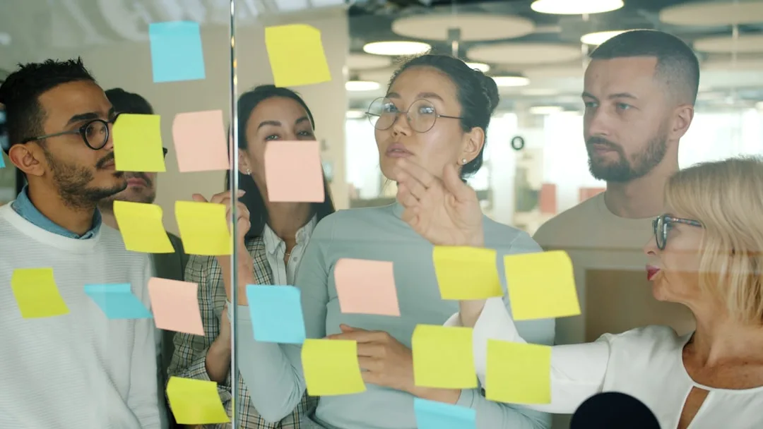 collaborative team discussion
