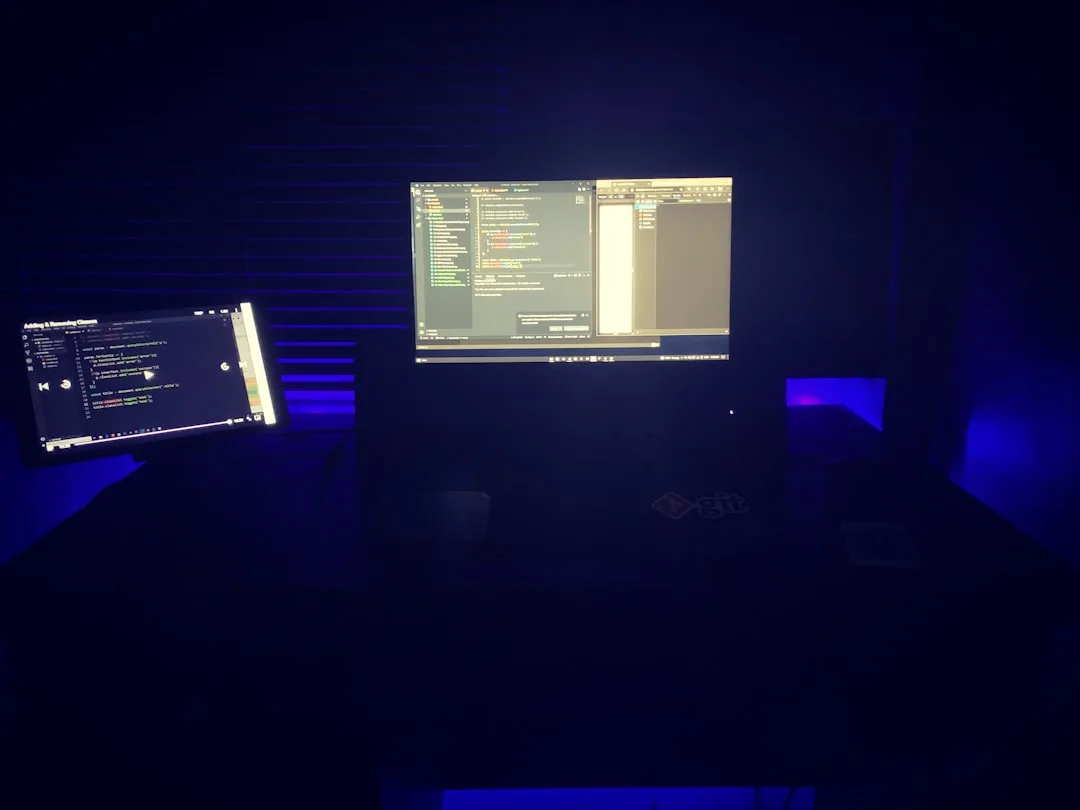 creative editor working late night on project