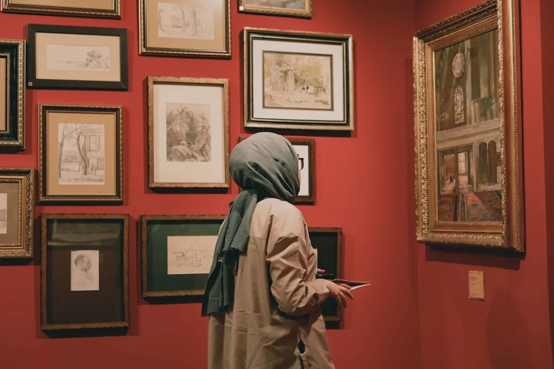 museum curator working