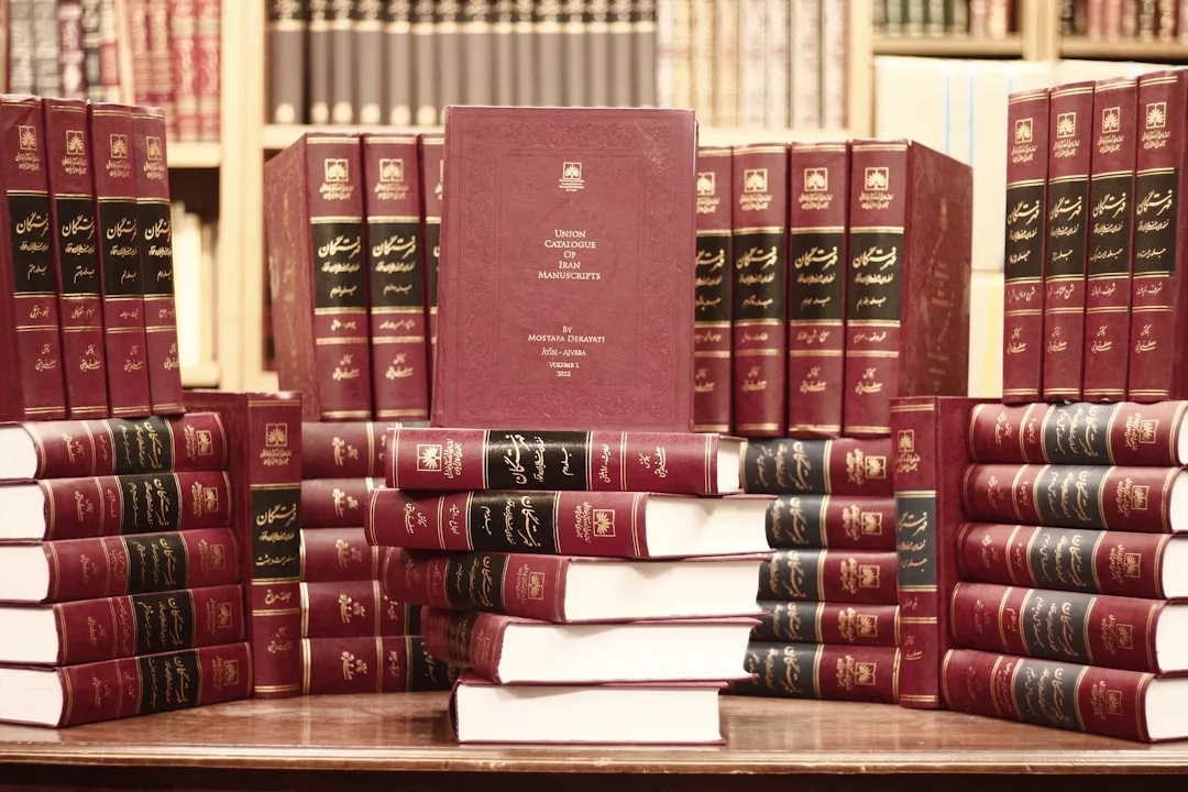 law books stacked