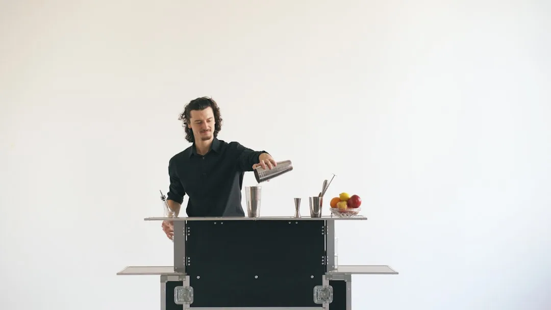 kitchen apprentice working