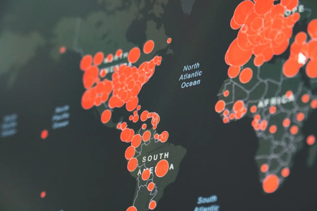 global supply chain map