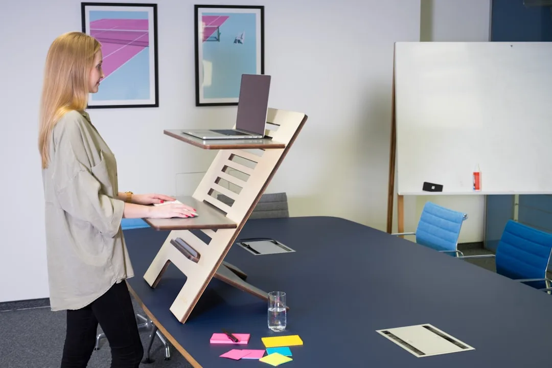 business woman designing graphics